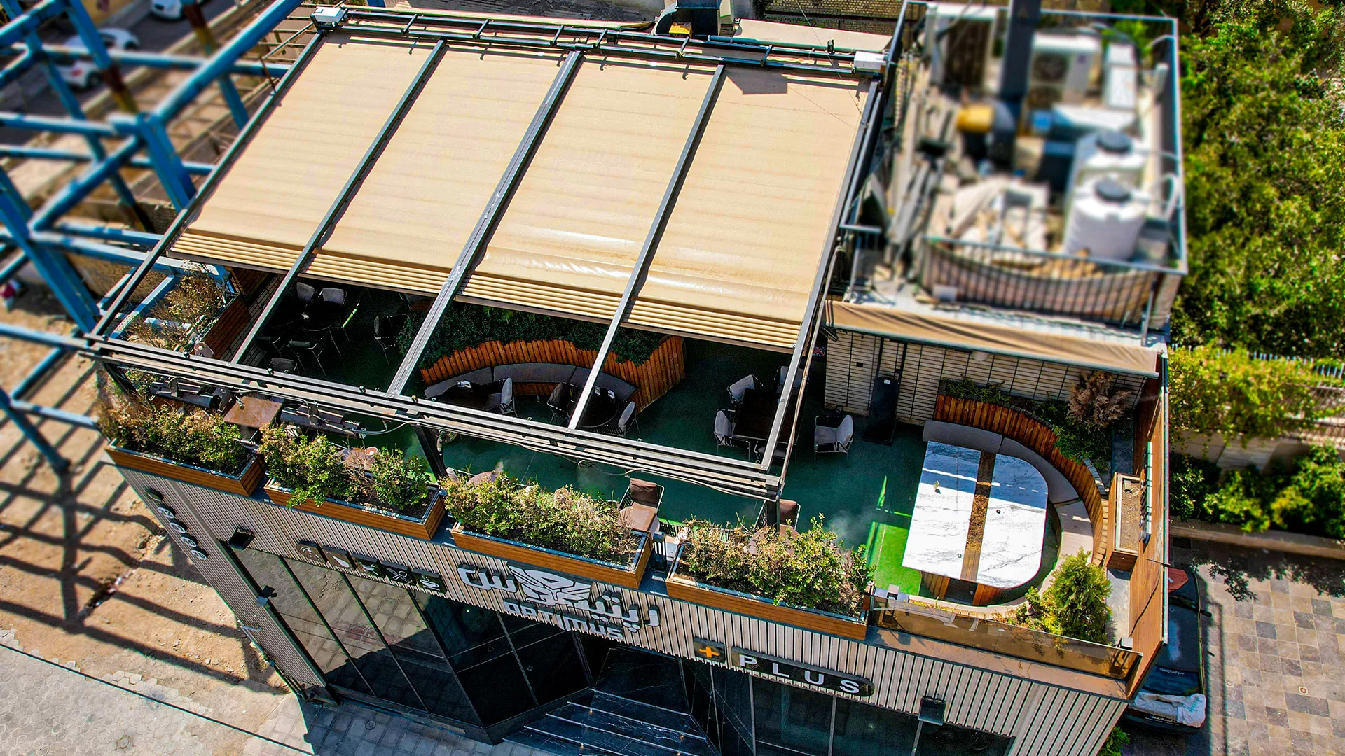 سقف متحرک اپتیموس پلاس سقف متحرک اپتیموس پلاس